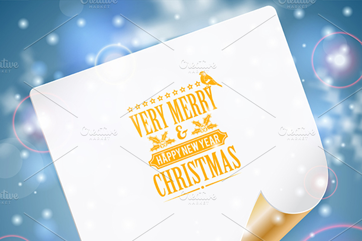 Christmas Greeting Cards, a Texture Illustration by TAlex (Photo 3 of 6)