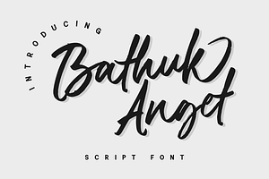 Bathuk Anget - Script Font