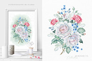 Delicate Watercolor Florals, a Decorative Illustration by Eva Katerina (Thumbnail 11 of 25)