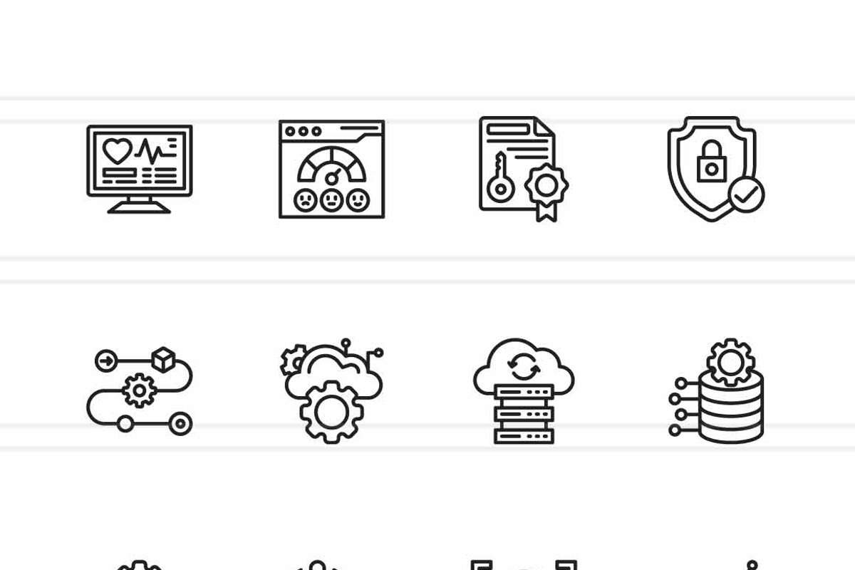 SaaS Infrastructure & Platform Icons, an Outline Icon by IconBunny (Photo 2 of 2)