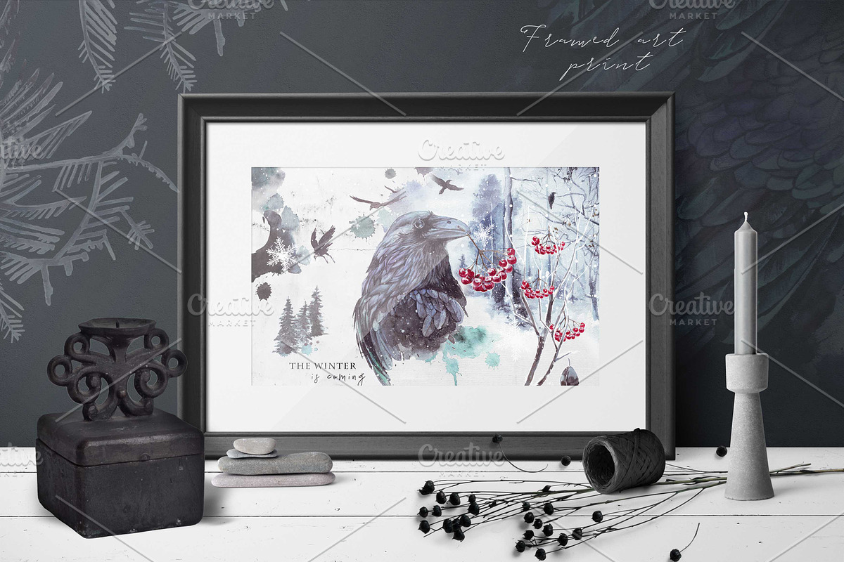 Winter fall bundle. all in 1, an Animal Illustration by Alisa Mikibith Art (Photo 25 of 30)