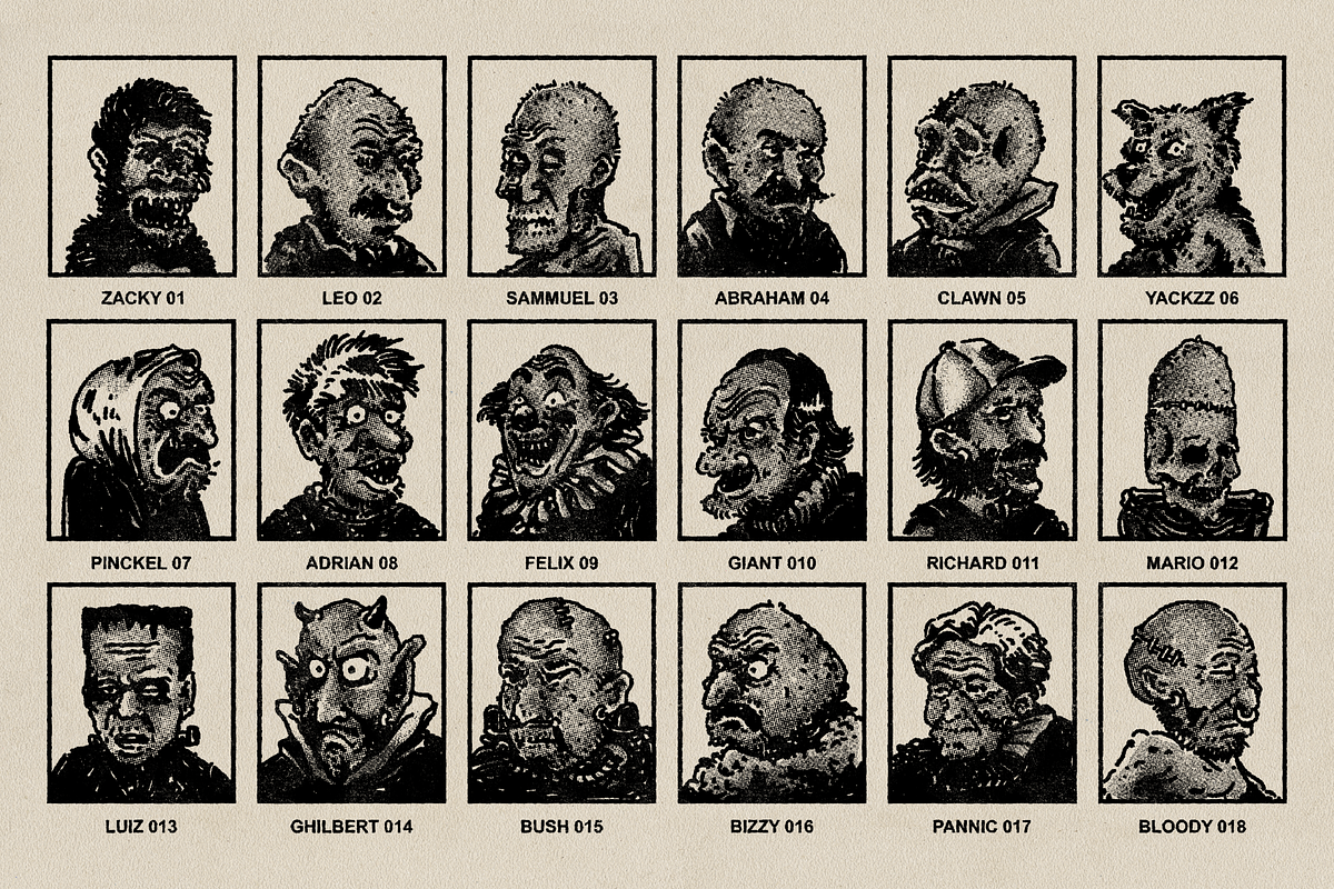 SPOOKY BRUSHES FOR PROCREATE!, a Brush Add-On by SHAKA (Photo 3 of 5)