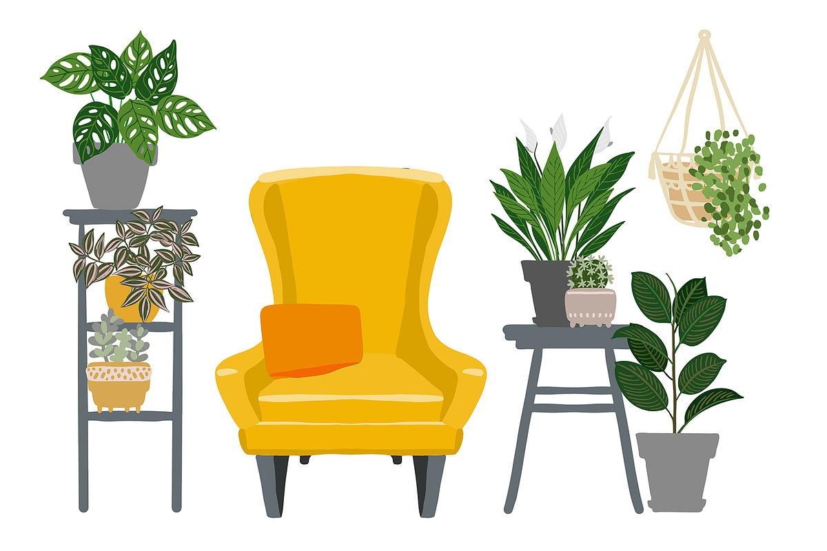 Tropical plants vector., an Illustration by irina.vaneeva (Photo 15 of 15)