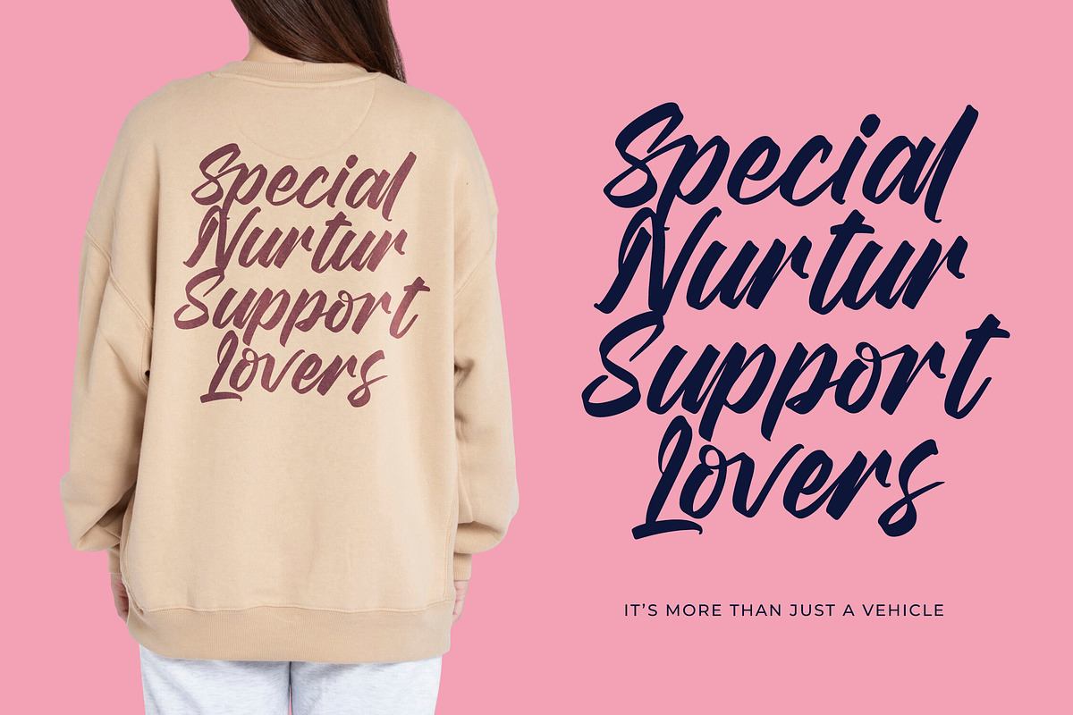 Duster Nighty Bold Handwritten Fon, a Script Font by Letterena Studios Script (Photo 13 of 20)