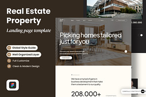 Real Estate Properties Landing Page