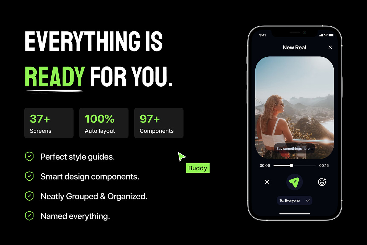 Broadcast Channels App UI Kit, an UI Kit Template by sythongnguyen777 (Photo 3 of 7)