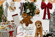 Vintage Christmas Collage, an Object Graphic by Purple (Thumbnail 5 of 12)