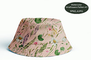 Watercolor Wildflowers Pattern #1, a Pattern Graphic by TanyaOak (Thumbnail 5 of 7)