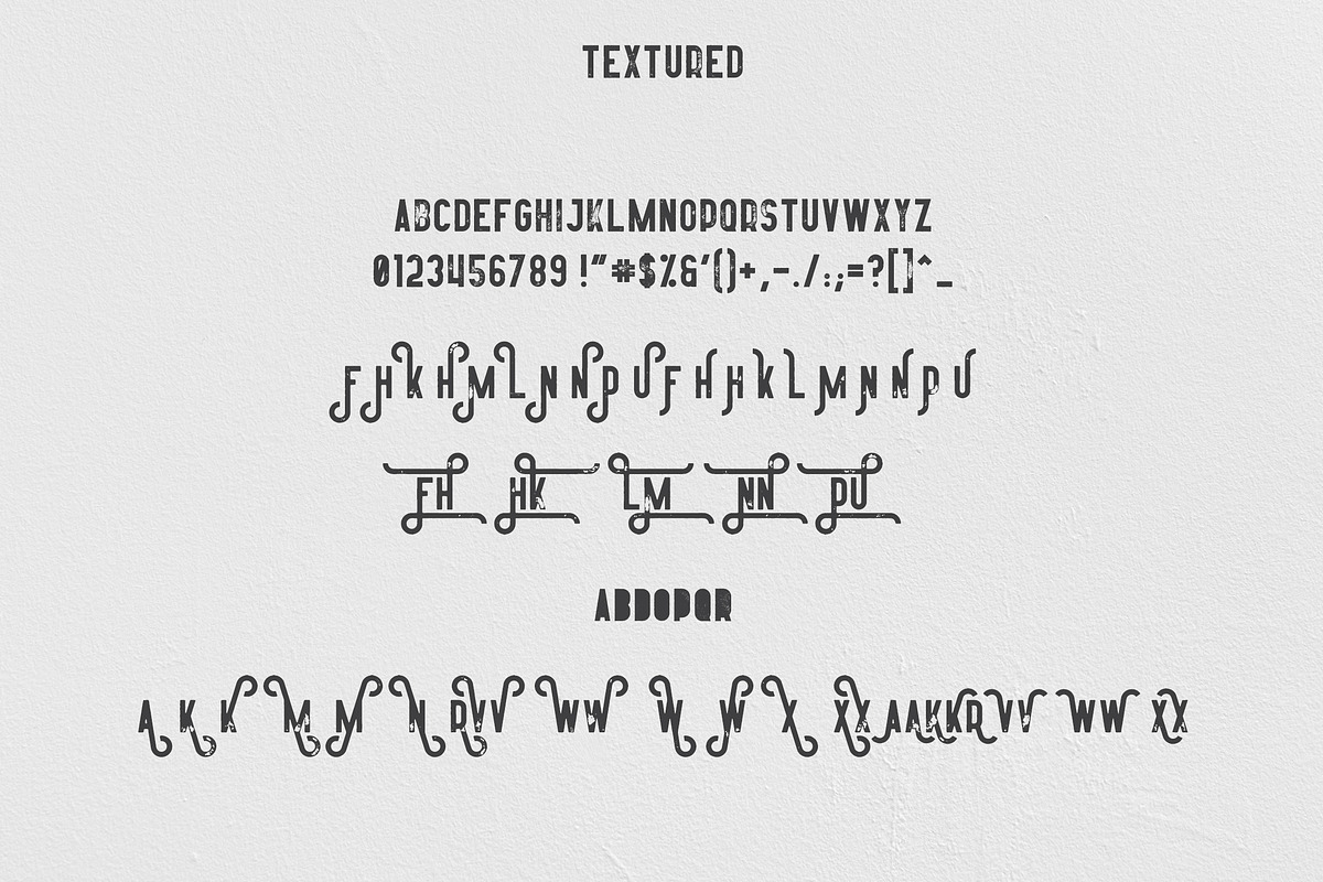 Afterclap typeface - 3 styles, a Sans Serif Font by VP Fonts (Photo 9 of 11)