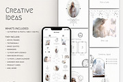 White Spiritual Instagram Posts, a Social Media Template by Under My Cozy Roof (Thumbnail 3 of 10)