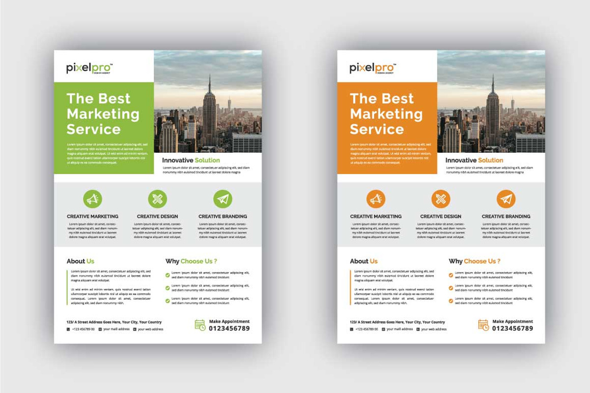 Minimal Business Flyer Design, a Flyer Template by Pixel Pro (Photo 2 of 2)