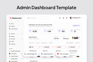 Project Tracker Admin Dashboard