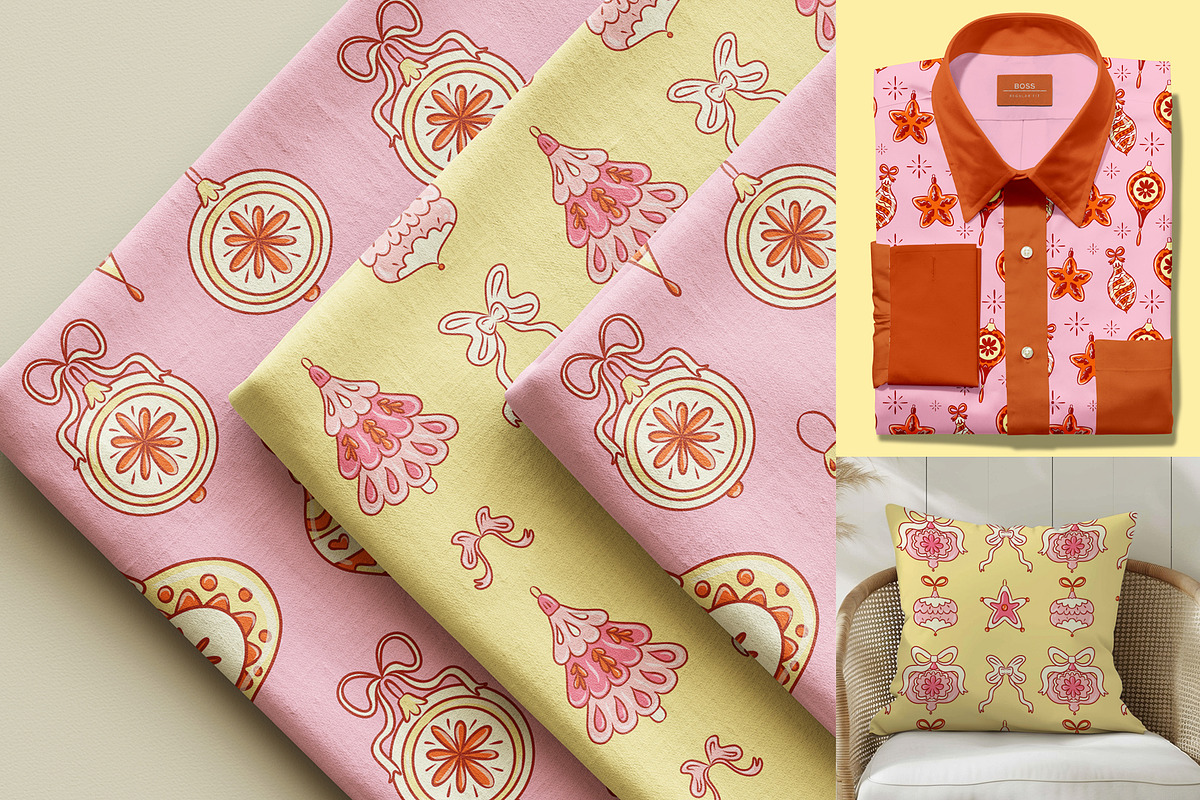 Christmas Toys 12 patterns, a Pattern Graphic by Carpet Tapete Pretzel (Photo 14 of 19)