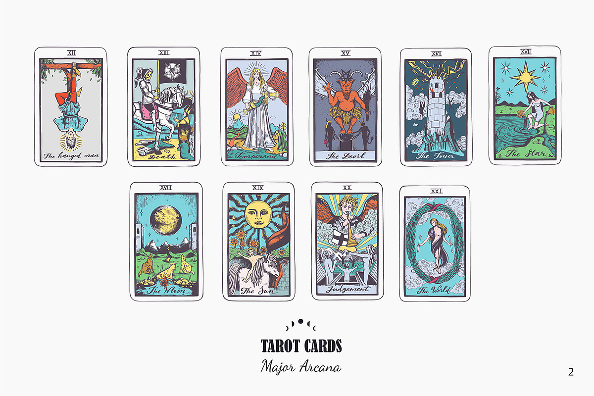 Tarot cards Major Arcana colorful, a Person Illustration by Wild Muse (Photo 3 of 4)