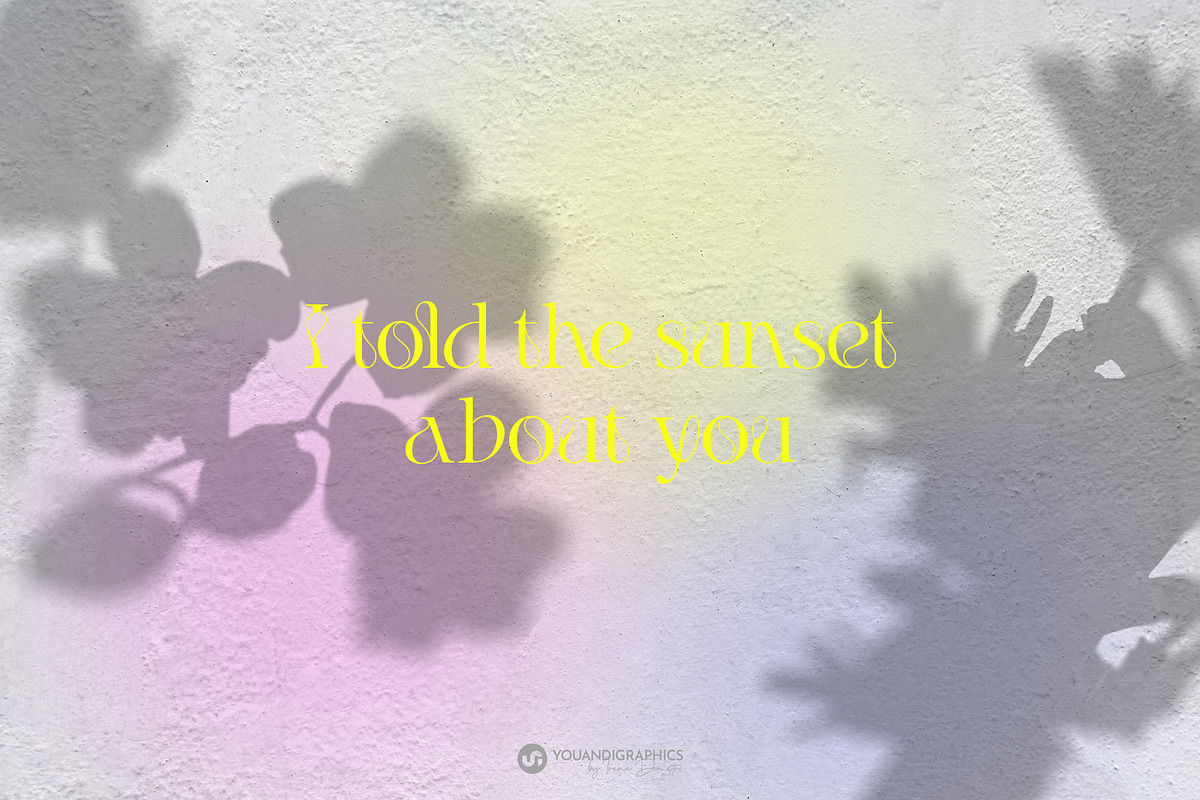 Floral Shadows Overlays, a Graphic by Youandigraphics (Photo 8 of 14)