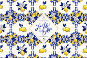 Amalfi Lemons & Mediterranean Tiles, a Pattern Graphic by KaramfilaS (Thumbnail 13 of 23)