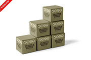 Square Boxes PSD, an Advertising Mockup by Bruno's Shop (Thumbnail 1 of 3)