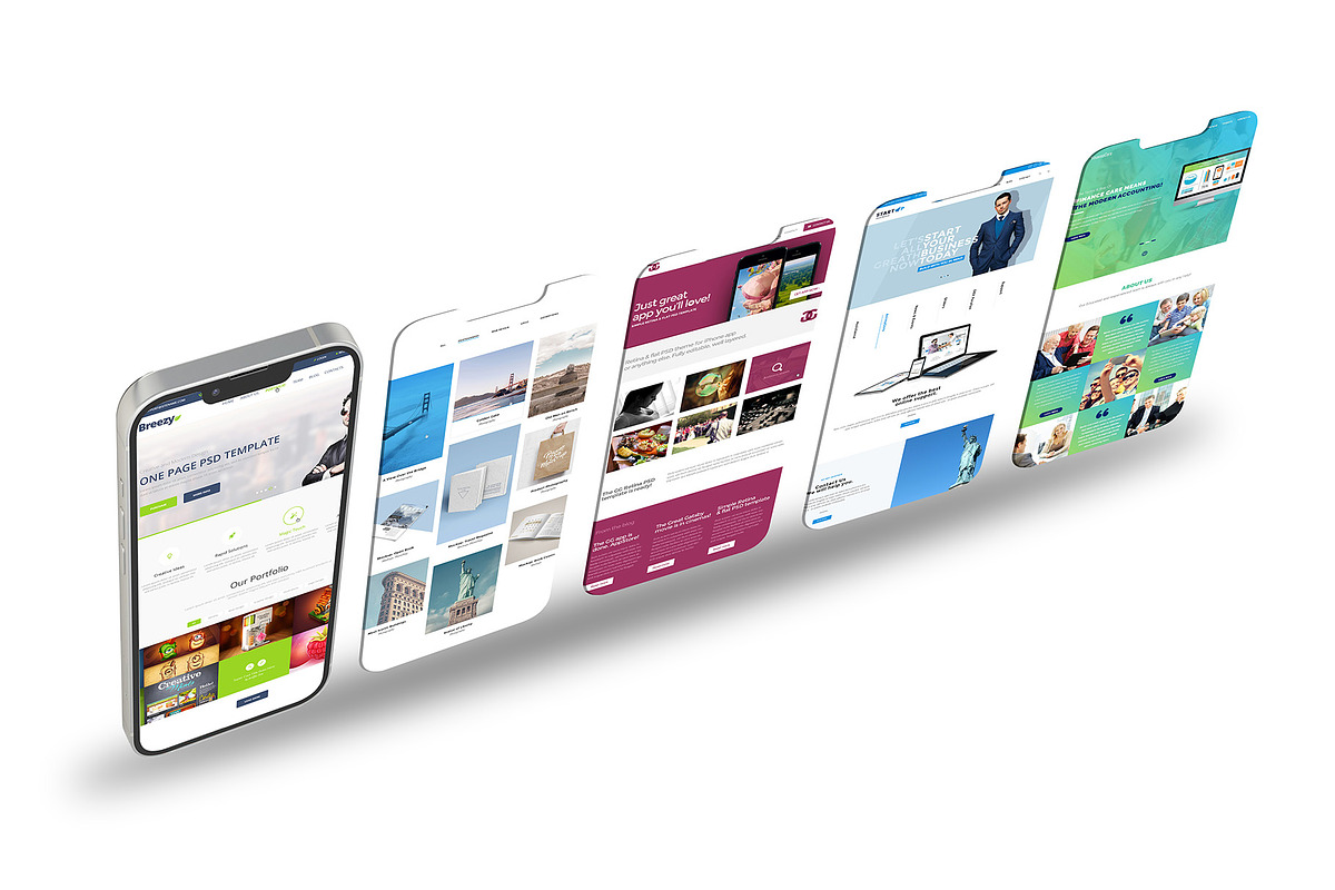 ALL 3D iPHONE MOCK-UP BUNDLE VOL-1, an iPhone Mockup by Graphicsworld125 (Photo 44 of 62)