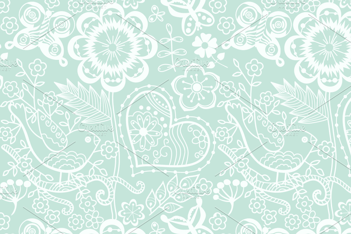 Floral Patterns Set preview 5