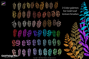 Procreate Brushes Gold Foliage Vol 1, a Brush Add-On by Fashion Workshop Bkk (Thumbnail 9 of 11)