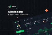 Crypto Whale Crypto NFT Dashboard Ui, an UI Kit Template by Creative Perspective (Thumbnail 1 of 8)