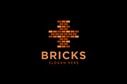 Bricks Cross Logo, a Branding & Logo Template by Buqancreative (Thumbnail 2 of 2)