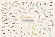 Dried flowers & wreaths, watercolor, an Illustration by Lore_V (Thumbnail 3 of 11)