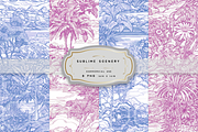 SUBLIME SCENERY. Seamless Bundle, a Texture Illustration by RefinedFantasyStudio (Thumbnail 1 of 9)