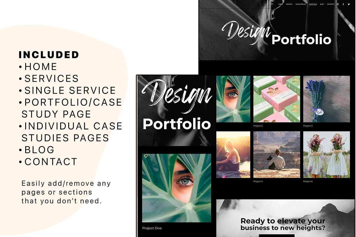 Squarespace template art portfolio, a Squarespace Template by PATCHPO (Photo 6 of 9)