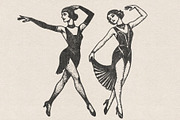 Art Deco Women Illustrations, an Illustration by Chad Alan Steinborn (Thumbnail 2 of 4)