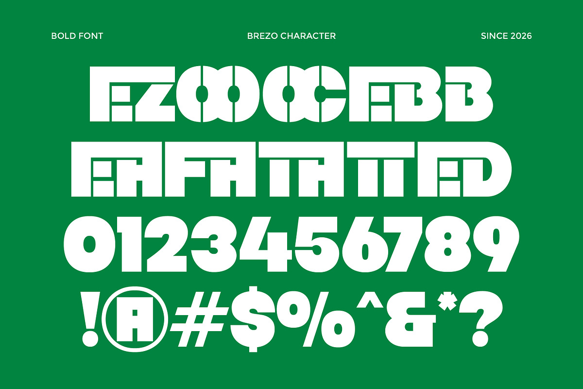 Brezo - Bold Sans Serif Font, a Sans Serif Font by Flawless And Co (Photo 8 of 10)
