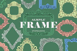 FRAME decorative borders, a Decorative Illustration by Elliko shop