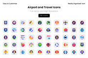 Airport and Travel Icons, a Solid Icon by Wencory (Thumbnail 2 of 2)