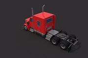 Low Poly American Heavy Truck, a Cars & Vehicle 3D Model by CreativeeArt (Thumbnail 4 of 8)