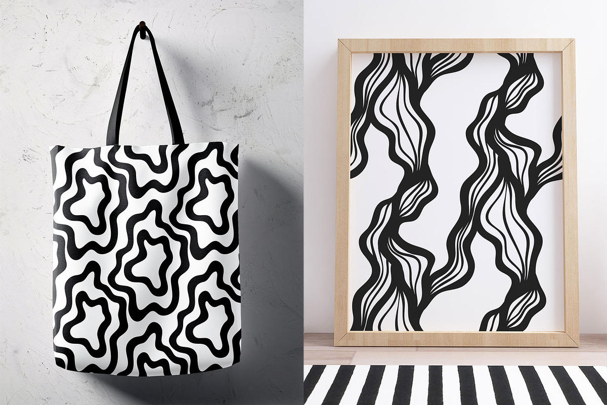 30 abstract wavy patterns, a Pattern Graphic by pineart (Photo 6 of 6)