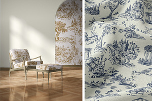 Country Life Toile De Jouy Patterns