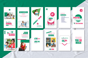 Back To School Story Template, a Social Media Template by MightyDesign