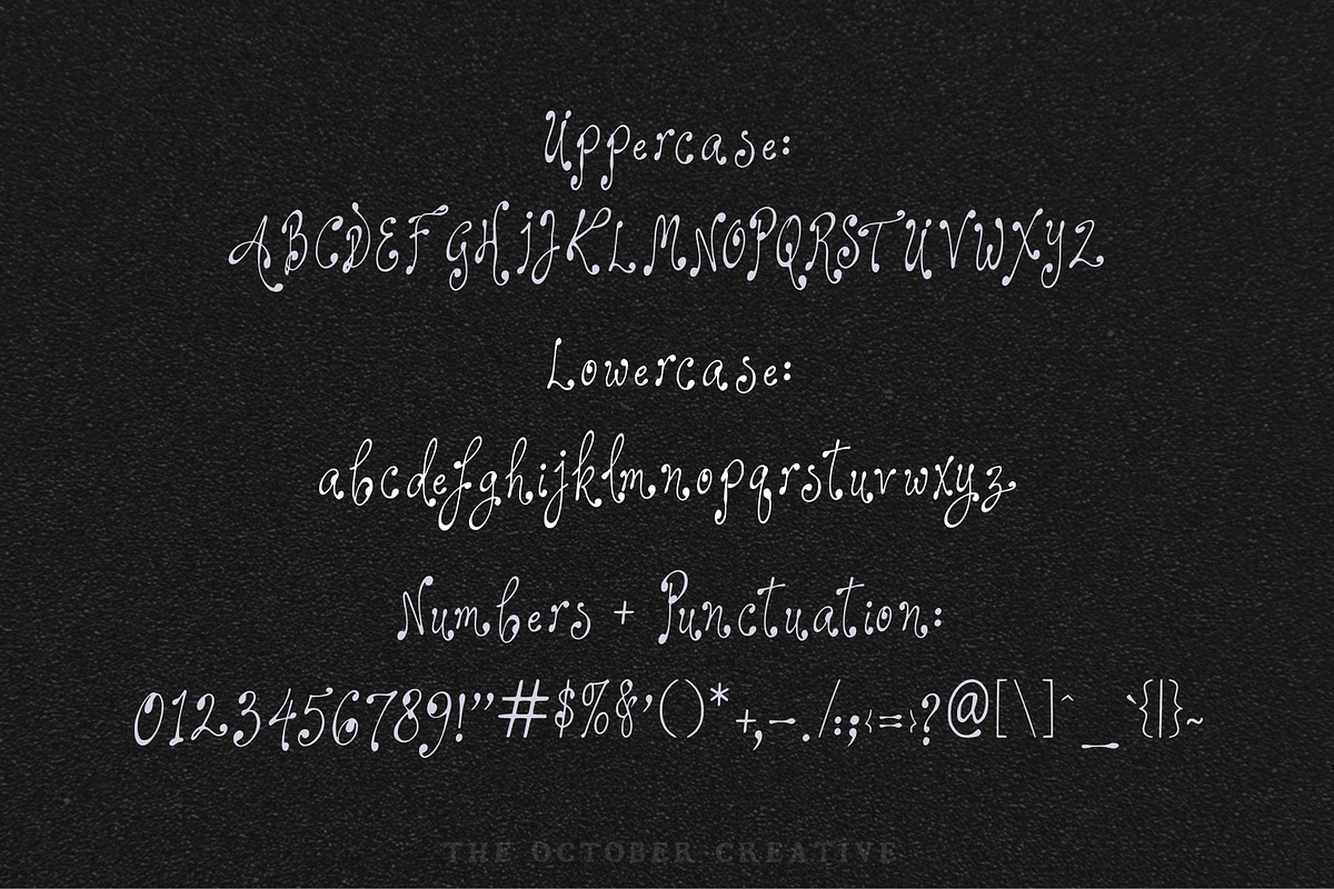 Pearlstruck Flowing Script Font, a Script Font by The October Creative (Photo 2 of 8)