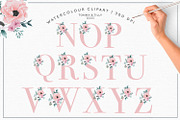 Summer Flowers Alphabet PNG, an Illustration by Tommy & Tilly Design (Thumbnail 3 of 4)