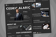 Cedric - Creative Portfolio Landing, a Landing Page Template by productype1 (Thumbnail 4 of 5)
