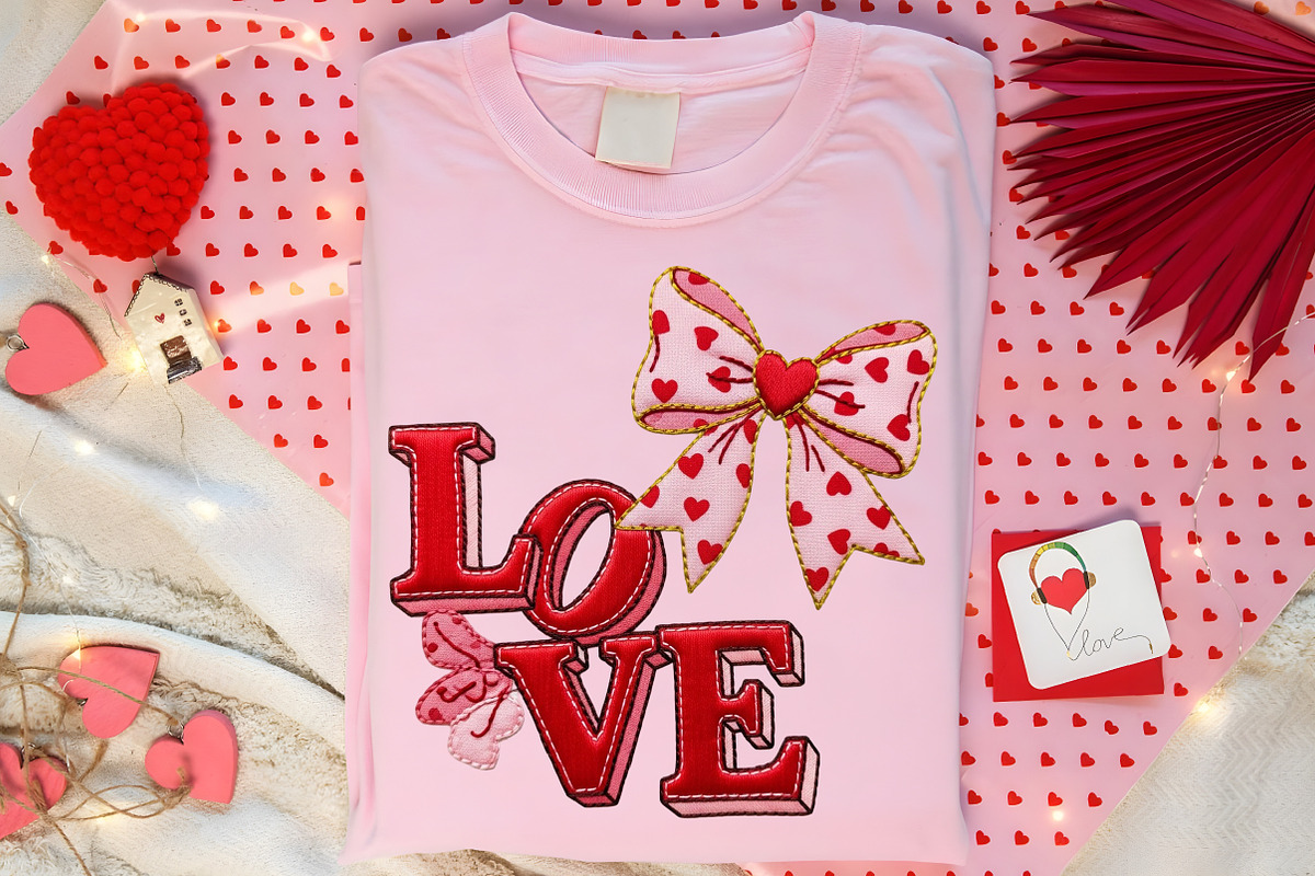 Love Embroidery PNG, Valentine's Day, an Illustration by Canvas Craft (Photo 4 of 6)