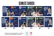 20 Set Of Social Media Carousels, a Social Media Template by thecyella.co (Thumbnail 5 of 5)