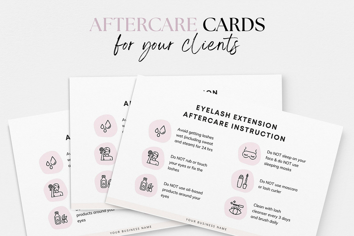Eyelash Extension Forms, a Design Template by SwitzerShop (Photo 8 of 9)
