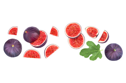 fig fruits isolated on white, a Food & Drink Photo by NataPhoto