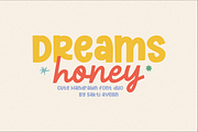 Dreams Honey - Handwritten Font Duo, a Handwritten Font by SaktiAvellin (Thumbnail 1 of 9)