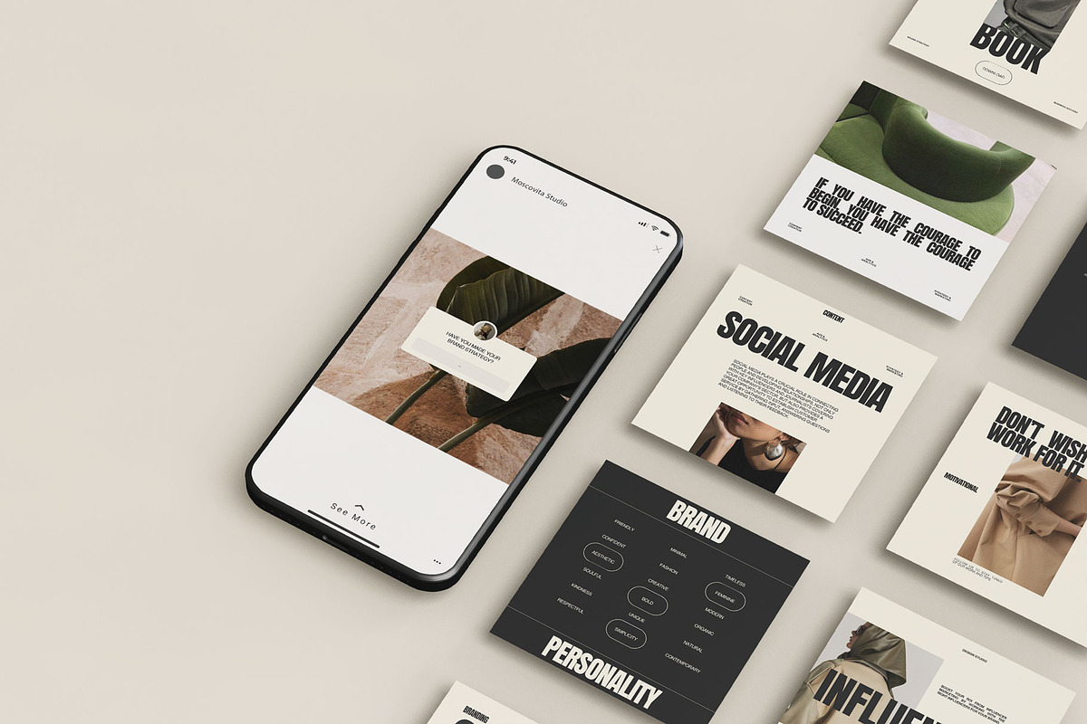 Social Media Branding Coach Bundle, a Social Media Template by Moscovita Studio (Photo 4 of 23)