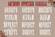 Harsoven Font, a Serif Font by madeDeduk (Thumbnail 7 of 9)