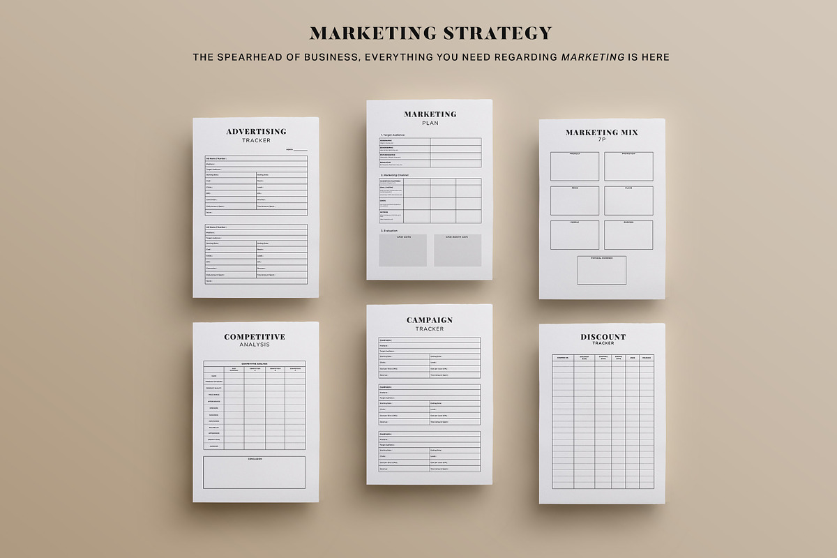 Complete Business Planner Bundle, a Print Template by CVR Presets (Photo 5 of 8)