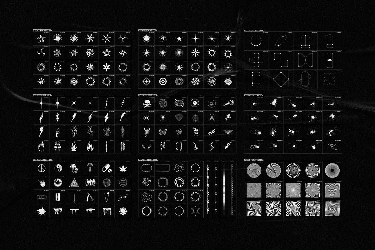 Acid Shapes, an Object Graphic by FLYERWRK (Photo 2 of 23)