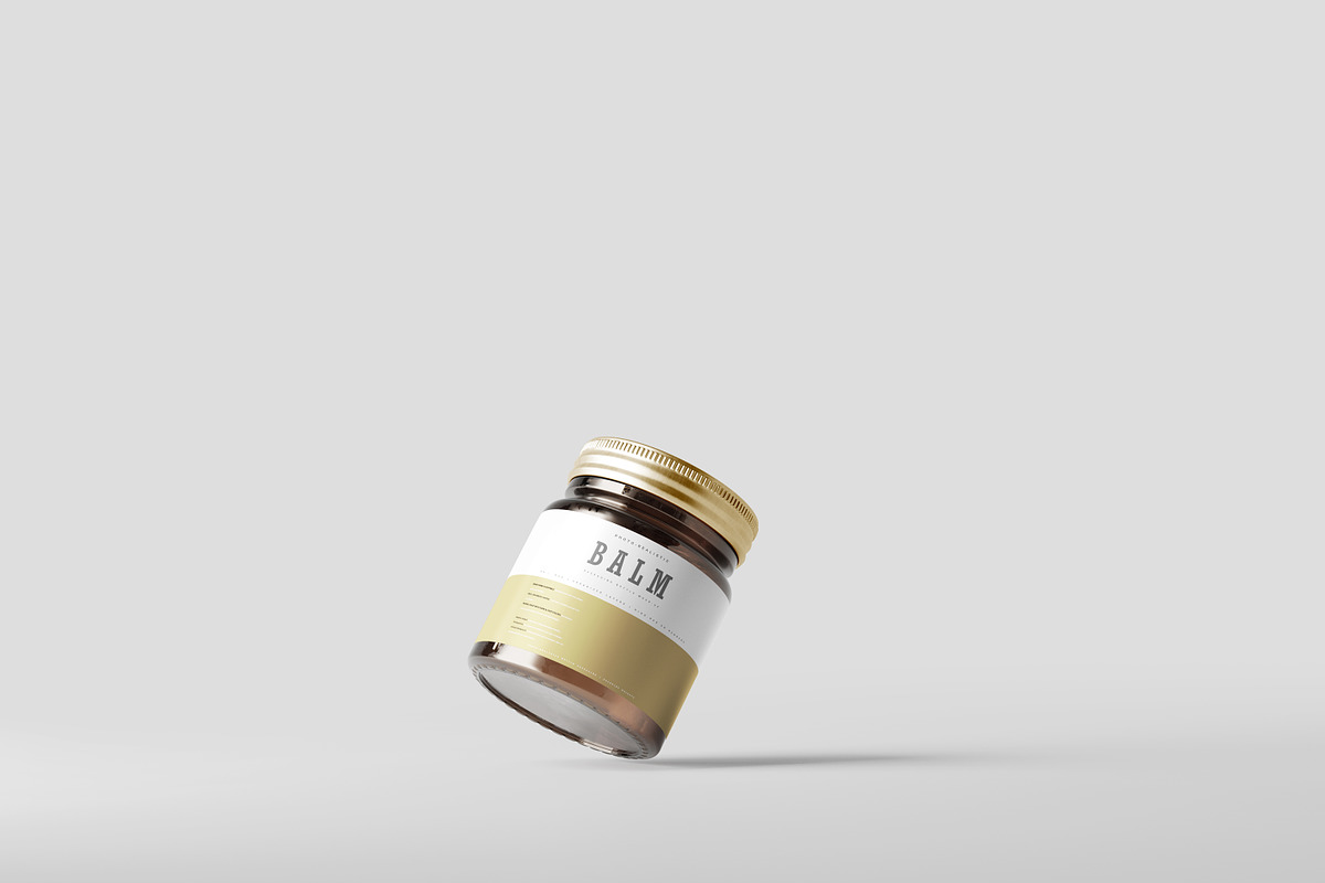 Ointment Balm Bottle Mockups, a Packaging Mockup by pmvch (Photo 5 of 7)
